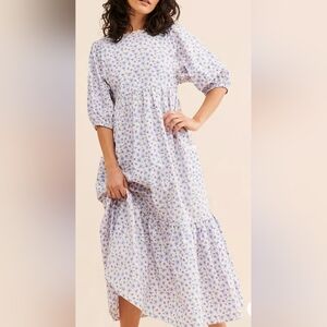 Free People Damson Madder Greta Ditsy dress